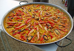 Spanisch Essen - Paella